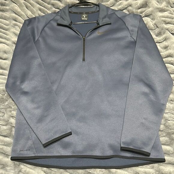 Nike Dri-Fit 3/4 Zip Hoodie - Picture 1 of 8